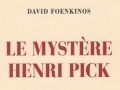 Le mystère Henri Pick... Le mystère Henri Pick...