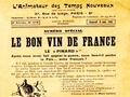 Le vin et l'unité nationale... Le vin et l'unité nationale...