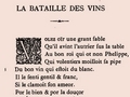 Carte des vins, un peu d'histoire...