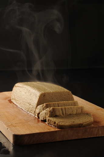 Terrine au basilic et son émulsion