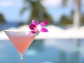 Pink gin...