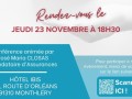 Jeudi 23 novembre 2023 : conférence à Montlhéry...
