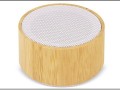 Enceinte Bluetooth en bambou : élégance naturelle et...